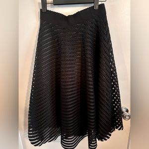 NWOT Flowy Black Skirt